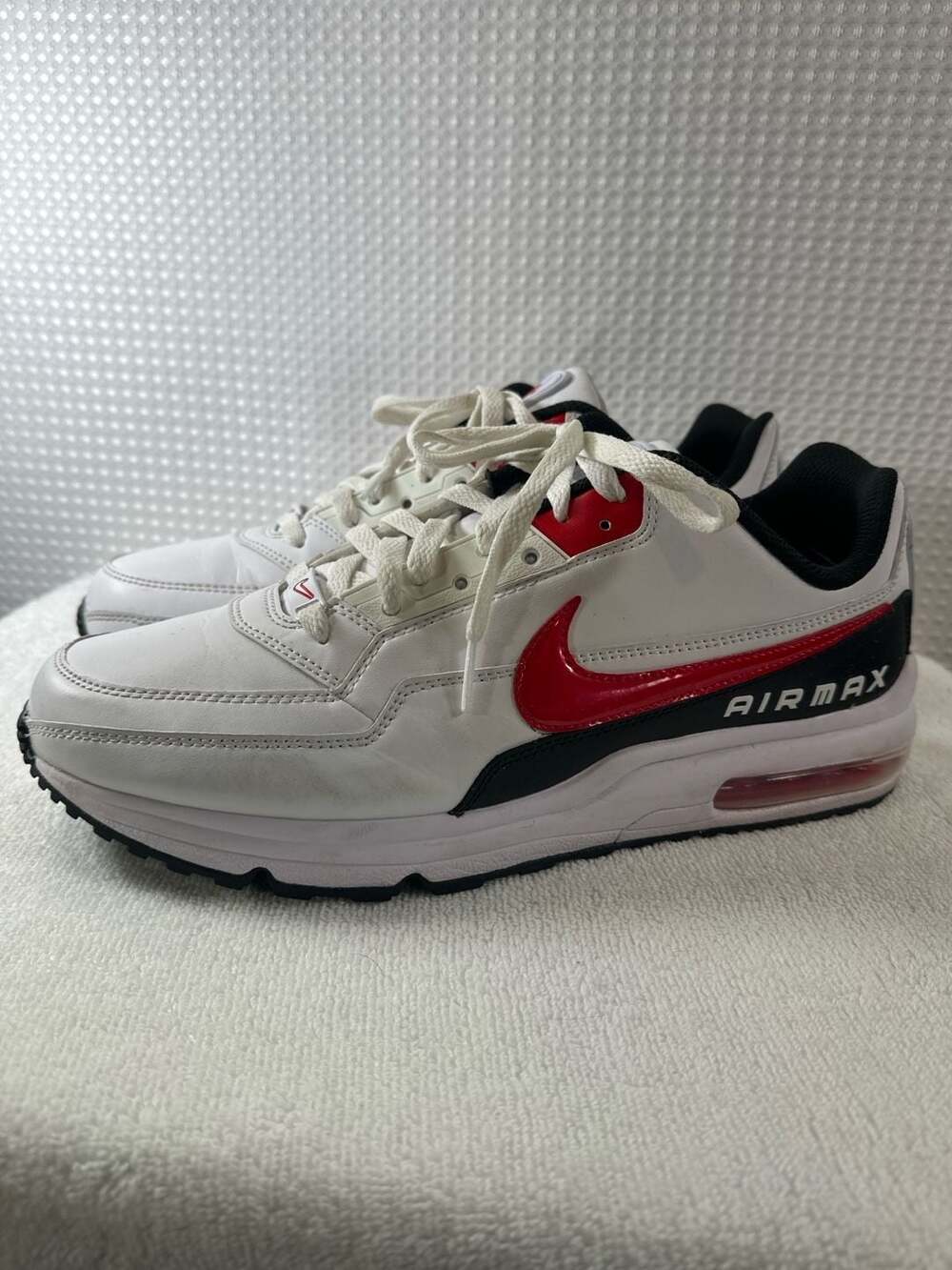 Nike Air Max LTD 3 White University Red Black Sneakers - Picture 6 of 12